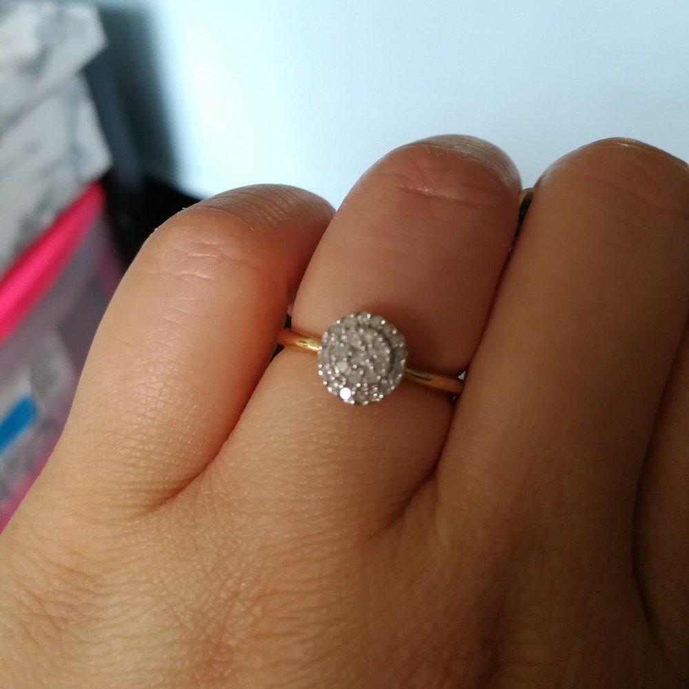 Forever Bride diamond ring in 10k gold